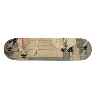 Torii Kiyonaga Bademeisterinnen Skateboard