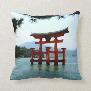 Torii Tor, Itsukushima Schrein, Japan Kissen