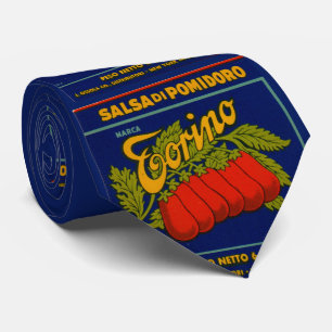 Torino salsa di pomodoro aka tomato paste drucken krawatte