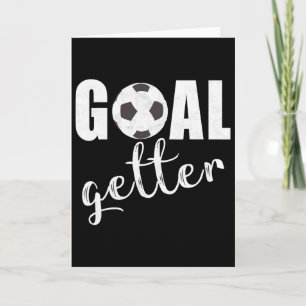 Torjäger Fußballspieler Sportteams Fußballgeschenk Karte