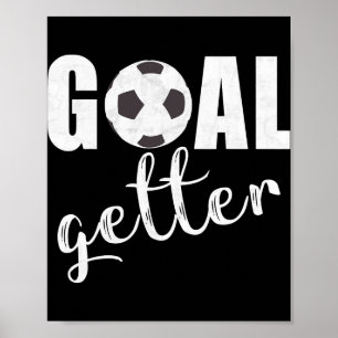 Torjäger Fußballspieler Sportteams Fußballgeschenk Poster