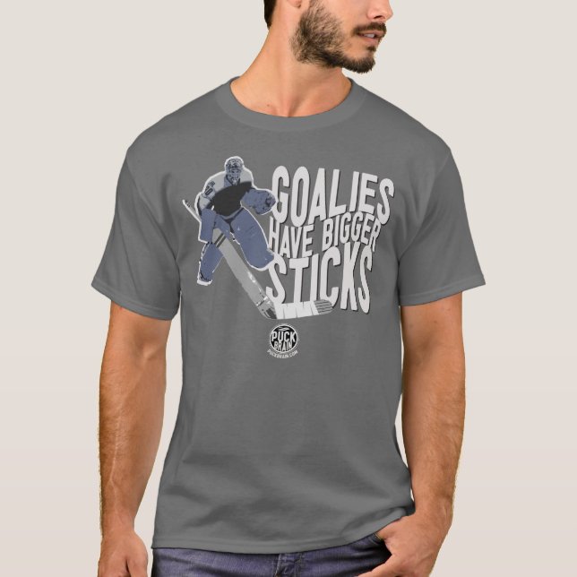 Tormänner haben größere Stöcke - T-Shirt (Vorderseite)
