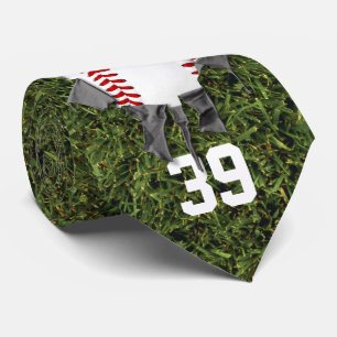 Torn Baseball (Gras/personalisiert) Krawatte