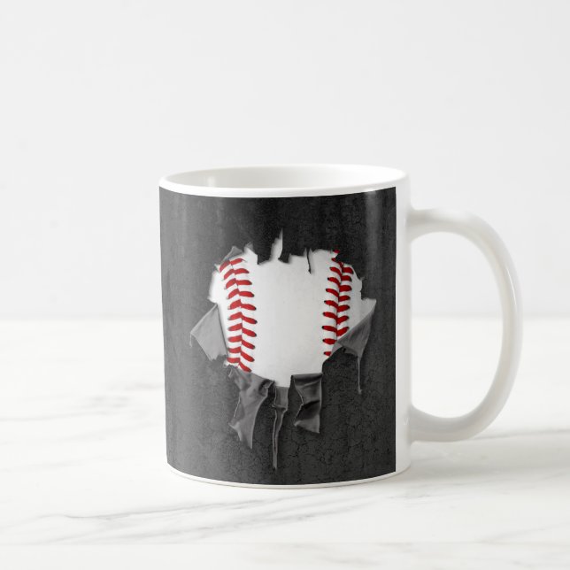 Torn Baseball Kaffeetasse (Rechts)