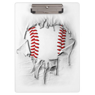 Torn Baseball Klemmbrett