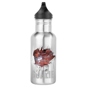 Torn Brick Wall Goalie (Fußball) Trinkflasche