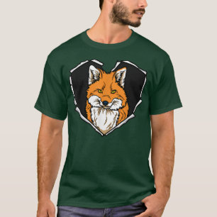Torn Cloth Fo Face Torn Hole Herz für Gesicht T-Shirt