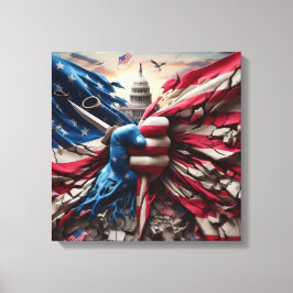 Torn Country Art Print Leinwanddruck