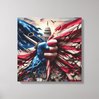 Torn Country Art Print Leinwanddruck