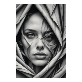 Torn Fabric Reveal Poster