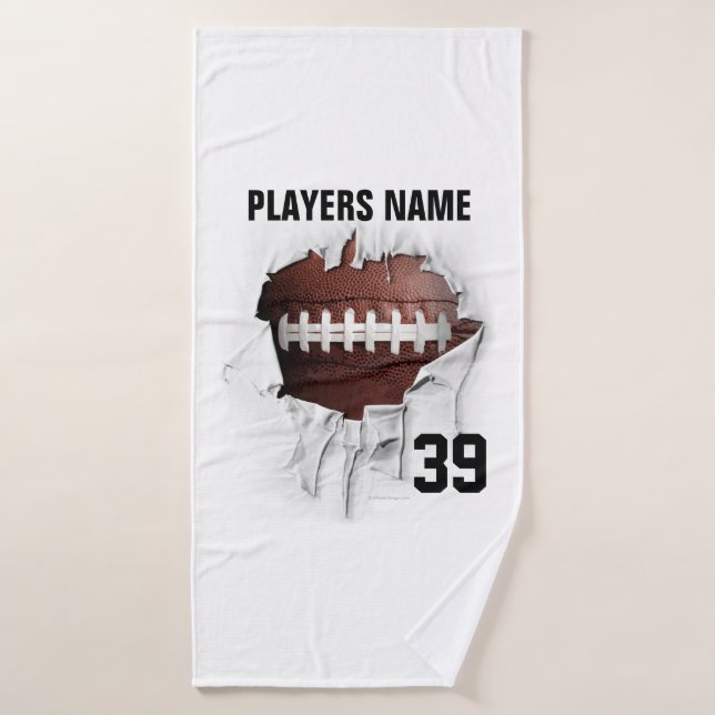 Torn Football Badhandtuch Set (Badehandtuch)