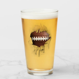 Torn Football Glas