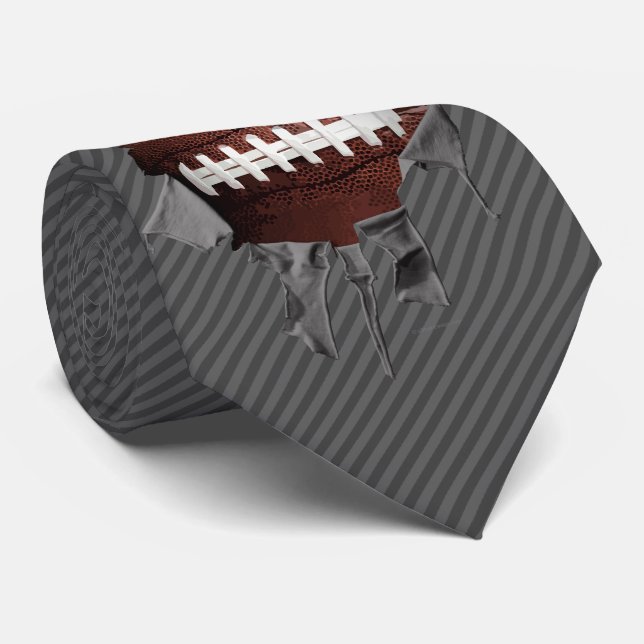 Torn Football Krawatte (Gerollt)