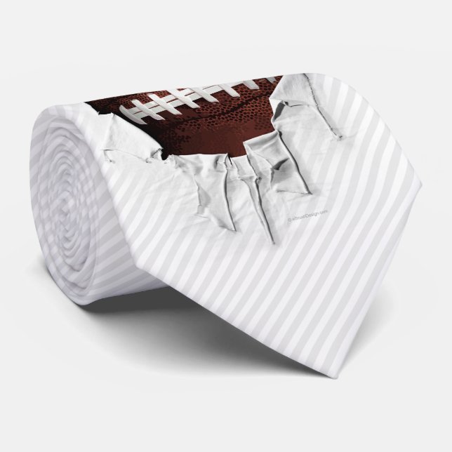 Torn Football Krawatte (Gerollt)