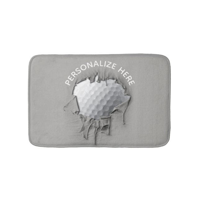 Torn Golf Ball Bath Mat Badematte (Vorderseite)