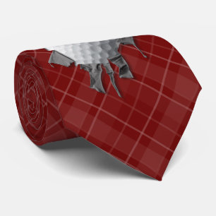 Torn Golf Ball Neck Tie Krawatte