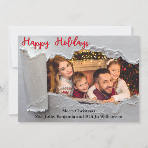 Torn Reveal Happy Holidays Weihnachten Familienjub