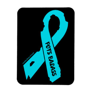 Torn Ribbon/Badass...POTS Magnet