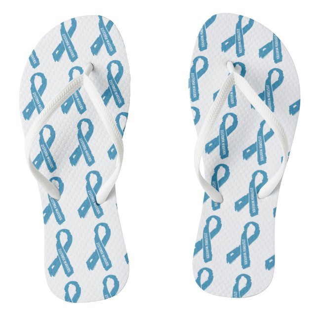 Torn Ribbon/Krieger...Dystonie Flip Flops (Fußbett)