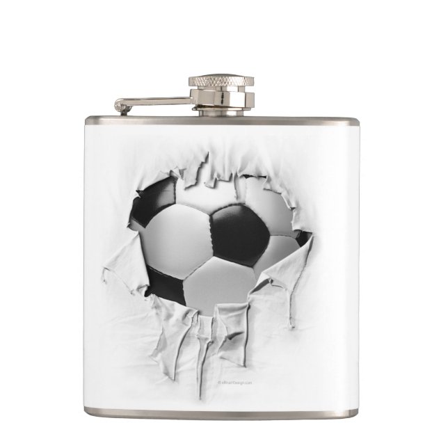 Torn Soccer Flask Flachmann (Vorderseite)