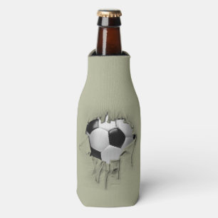 Torn Soccer White Bottle Cooler Flaschenkühler