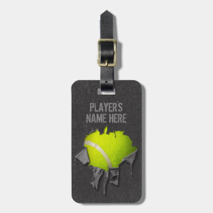 Torn Tennis (Personalisiert) Gepäckstück Gepäckanhänger