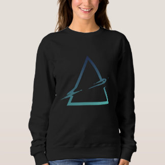 Torn Triangle Mathematics Geometry Symbole Sweatshirt