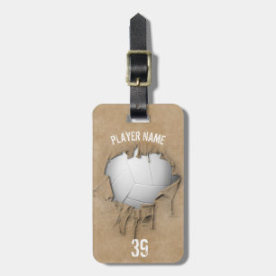 Torn Volleyball (Personalisiert) Gepäckanhänger