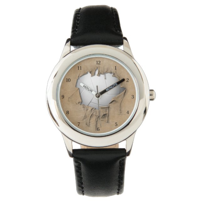 Torn Volleyball Watch Armbanduhr (Vorderseite)