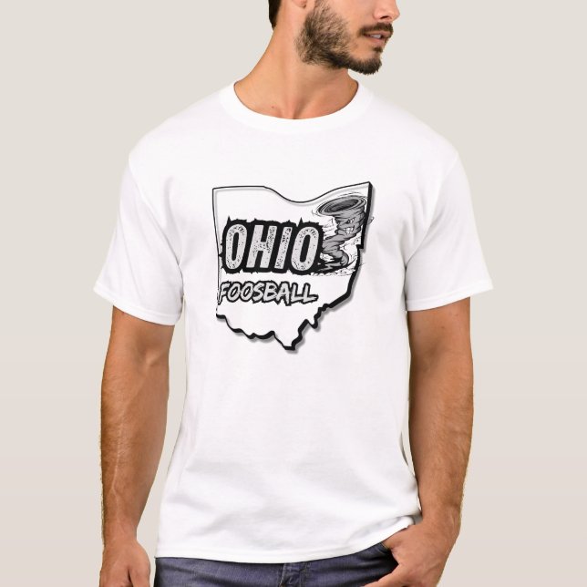 Tornade de football Ohio T-shirt - gris (Devant)