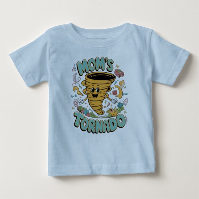 "Tornade de maman" T-shirt bébé (Devant)