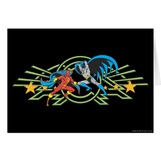 Tornade rouge + Batman (Devant horizontal)