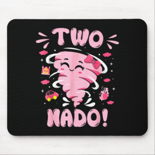 Tornado 2. Geburtstag Mädchen Geburtstag Zwei Nado Mousepad