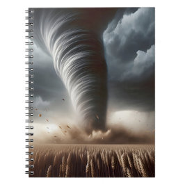 Tornado auf einem Gebiet im Mittleren Westen Notizblock