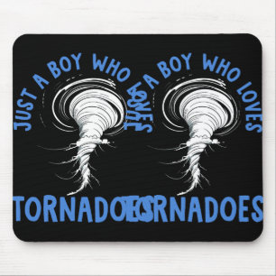 Tornado Birthday Boy Storm Chaser Boys Kinder Weav Mousepad