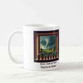 Tornado-Fenster Sill-Kaktus-Tasse Kaffeetasse