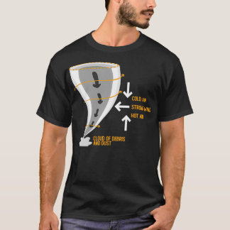 Tornado Formationsmeteorologe Storm Chaser Meteo T-Shirt