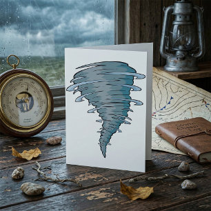 Tornado Greeting Cards Karte