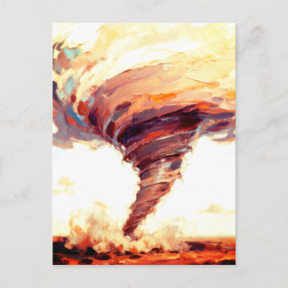Tornado-Kunst Sturm  Postkarte
