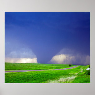 Tornado-Plakat (groß) - 29x24 Poster