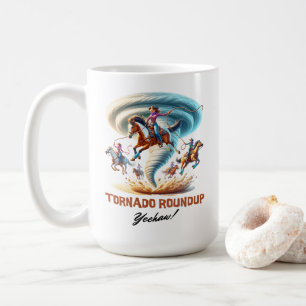 Tornado Roundup Cowgirls Mug - Rodeo, Western,