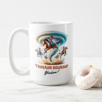 Tornado Roundup Cowgirls Tasse - Rodeo, Western,