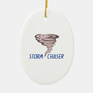 TORNADO STORM CHASER KERAMIK ORNAMENT