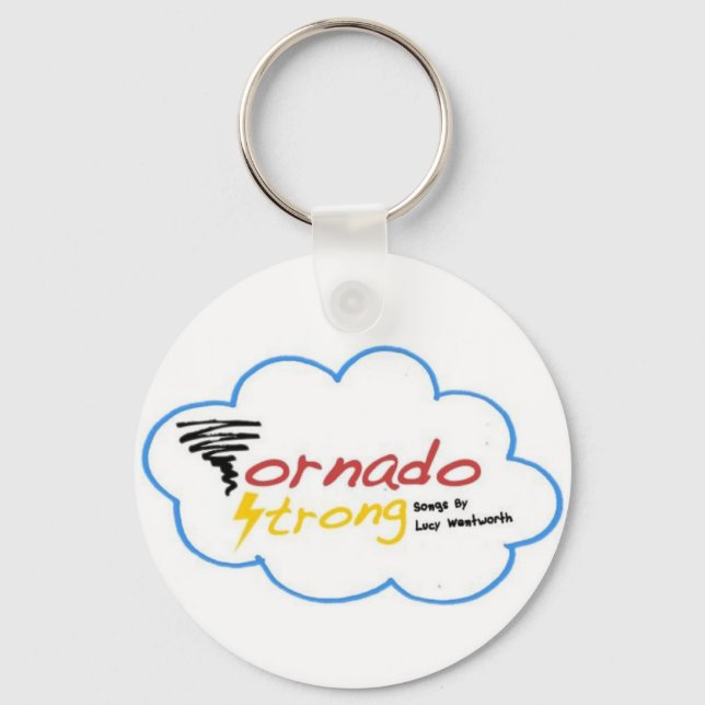 Tornado Strong-Logo-Schlüsselanhänger Schlüsselanhänger (Vorderseite)