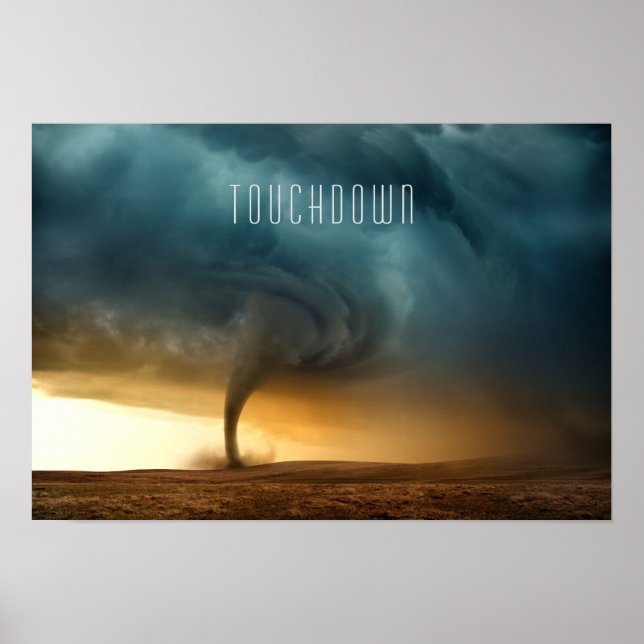 Tornado Touchdown Poster (Vorne)