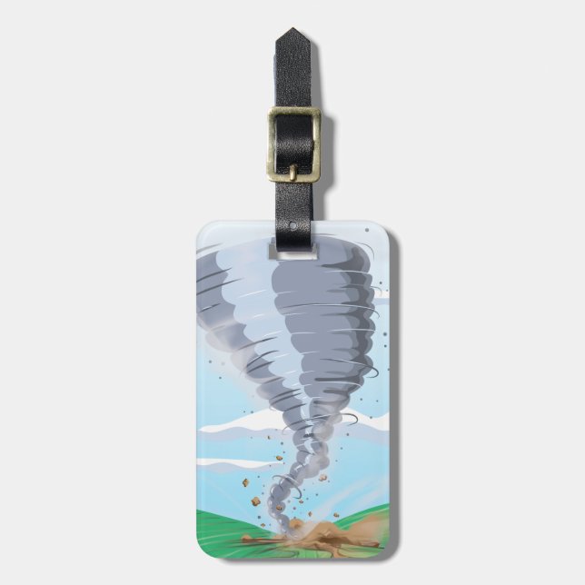 Tornado Twister Gepäckanhänger (Vorderseite vertikal)