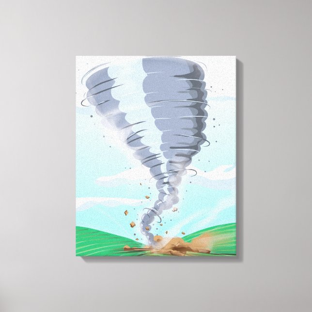 Tornado Twister Leinwanddruck (Vorderseite)