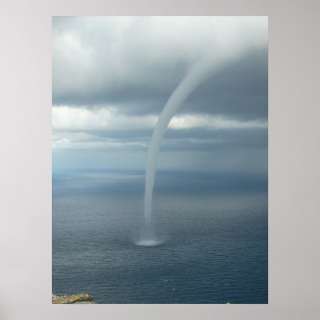 Tornado Wasserspass über Wasser Poster (Vorne)