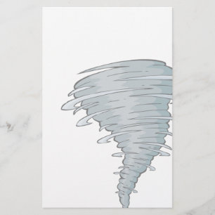 Tornado-Zeichnen Briefpapier