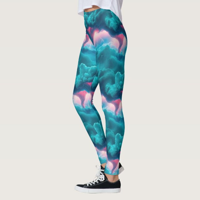 Tornadoes Storm Clouds Blitz Leggings (Links)